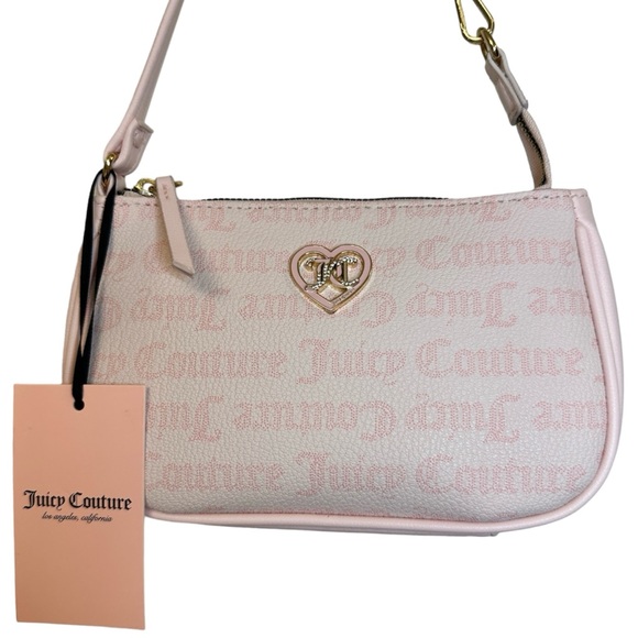 Juicy Couture Handbags - Juicy Couture Baby Pink Mini Shoulder Hand Bag